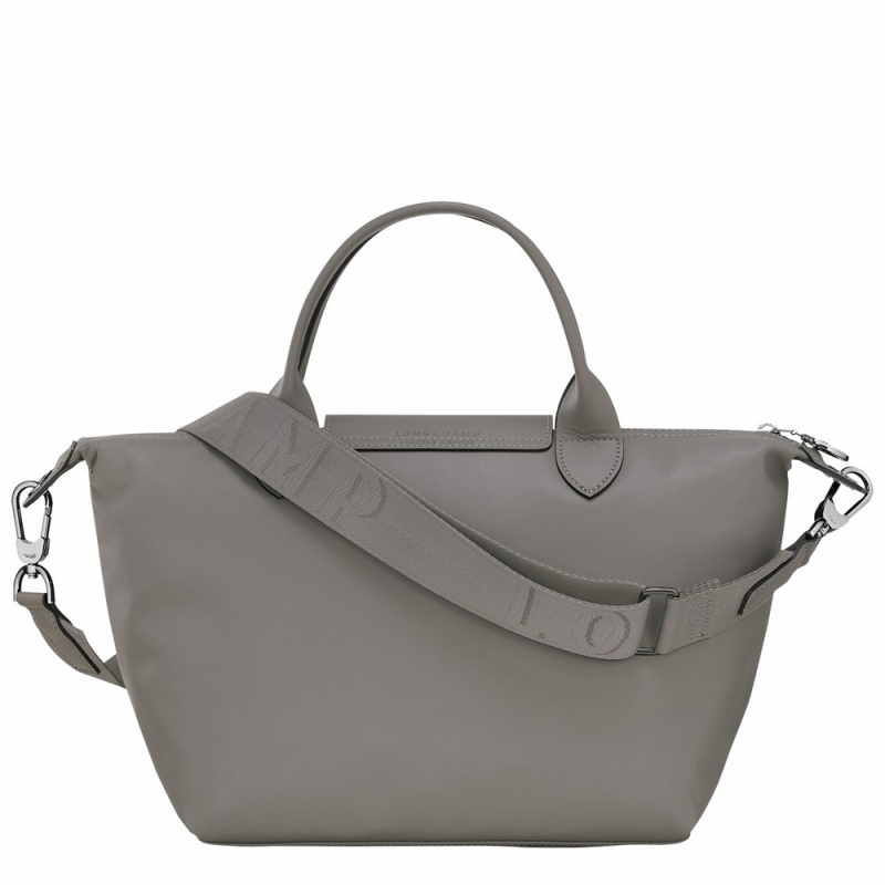 Grey Longchamp Le Pliage Xtra S Women's Handbags